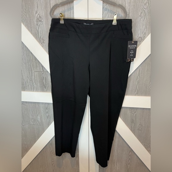 Zac & Rachel Pants - 199. NWT Zac & Rachel Women's Pull-on Black Dress Pants Straight Leg 2x